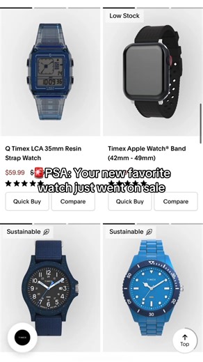 Running to Timex.com to shop the 50% off sale🏃‍♂️💨 #timex #watchtok #sale #analoglife