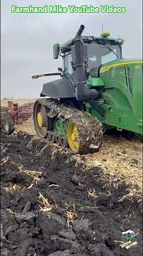 Fall Plowing in Illinois with John Deere Tractors and Salford plows.