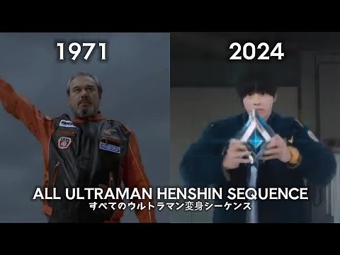 All Ultraman Henshin Sequence (1966-2024)