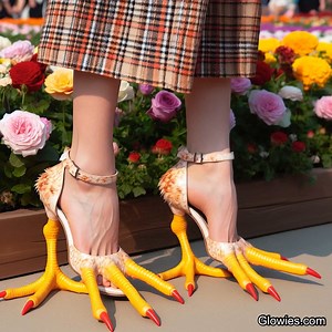 11M views · 25K reactions | Chicken feet heels strut with barnyard boldness—clawed designs and playful details that make every step quirky and fierce. Fun, daring, and unforgettable. ✨ | Monique Lula | Facebook