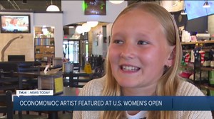 Oconomowoc 11-year-old’s artwork takes center stage at U.S. Women’s Open