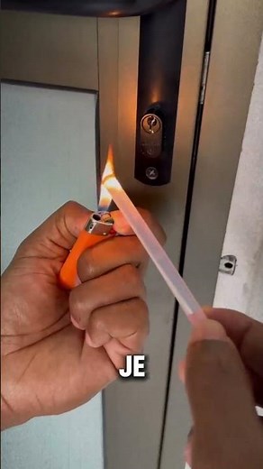 Simple trick to remove a broken key from a lock #PracticalTip #Lock #BrokenKey #DIY