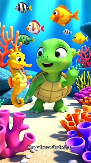 🐢✨ Tutu’s Magic Shell | Cute Turtle Adventure for Kids | 3D Cartoon Short 🌊