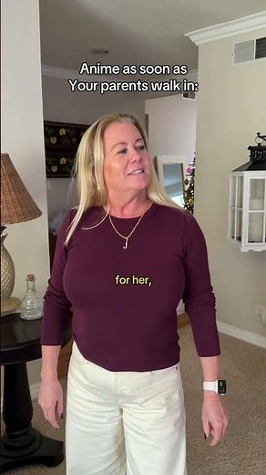 Anime when parents walk in😭