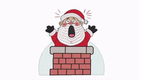 Santa Machine Embroidery Design: Christmas Stitch File (5 Sizes, Instant Download) - Etsy