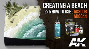 HOW TO: AK8008 + AK8044 - Beach || PART 2/5 - In this video, we will try to apply AK8008 & AK8044 to adding water 🌊🌊 (sea, ocean) at our beach terrain. Still water - AK8008 ➡️ http://bit.ly/2krCz4p Resin water - AK8044 ➡️ http://bit.ly/2jUHcRK 📺🇬🇧 https://youtu.be/WEvzvNwRlQI 📺🇪🇸 https://youtu.be/gfU-FmefKs0 | AK-Interactive