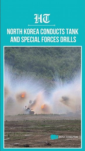 Kim Jong Un Oversees North Korea's Tank Firing Drills and Special Operations Training | #shorts