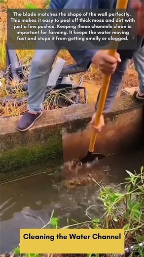 Cleaning the Water Channel