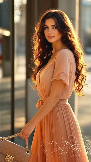 She Looks Like a Goddess in This Stunning Outfit #elevatedelegance #music #elevatedstyle #model