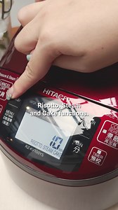 Create a warm, hearty meal with the Hitachi Rice Cooker. The variety mode brings Risotto, Steam, and Cake functions to your kitchen for a delightful feast. Cook with flair for your loved ones. Get yours now! Item Featured: RZ-KV100YS #HitachiSingapore #HitachiRiceCooker #HitachiHomeAppliances #JapaneseRice #RiceCooker | Hitachi Home Appliances