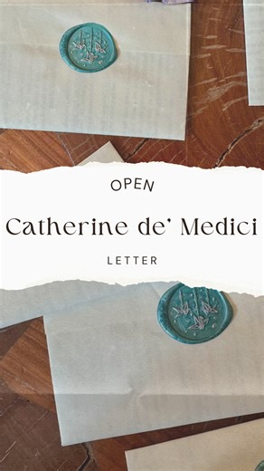 Verse & Sip on Instagram: "Open Catherine de’ Medici’s letter 🗡️ #medici #letterlocking #letterfolding #historicletters @letterlocking Inspired by Catherine de’ Medici’s concealed spiral-locked letter to Raimond de Beccarie (c.1570). Source: Jana Dambrogio, Daniel Starza Smith, and the Unlocking History Research Group. Title: “Catherine de’ Medici’s concealed spiral-locked letter to Raimond de Beccarie (c.1570),” Letterlocking Instructional Videos. Unlocking History number 0224/Letterlocking Un