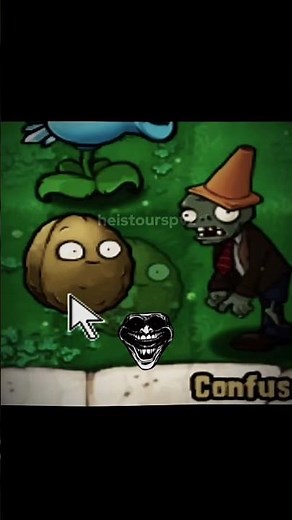 WallNut + Pepper💀|By:‪@HappySunflower‬ #plantsvszombies #pvzmobile #trollface #memes #plantsfusion