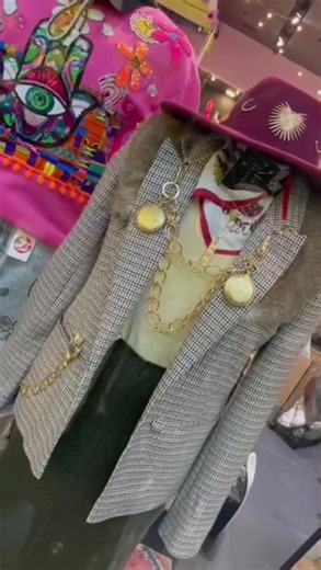 Front window feature at @All Over The Shop ….MEGA PROUD MOMENT! 🩷 If you’re in Liverpool, this place is an absolute must — incredible traders, creative vibes, and “out-the-box” fashion with serious edge. #fashiontiktok #style #independant #fyp #liverpool