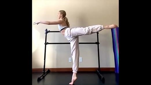 5ft Professional Freestanding Double Aluminum Ballet Barre