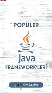 Popüler Java frameworkleri nelerdir?