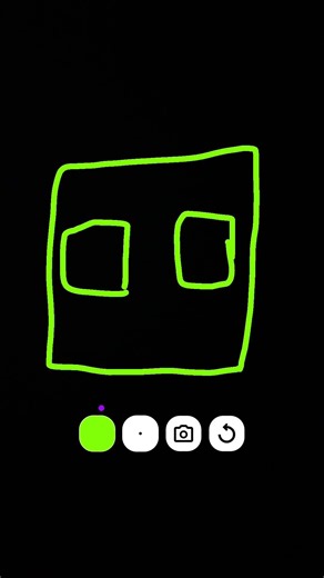 How to draw creeper head