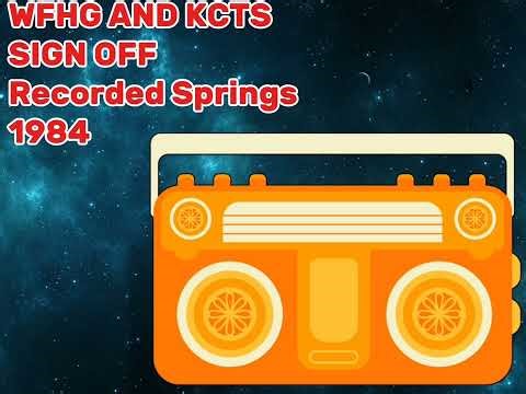 WFHG and KCTS Channel 8 Radio Sign Off December 3, 1984