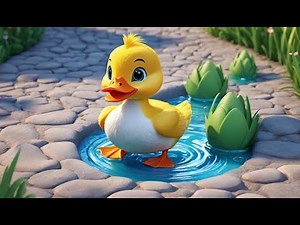 Baby Duck Quack Quack Quack | Animal Sound Song for Kids | Fun Duck Rhyme for Toddlers