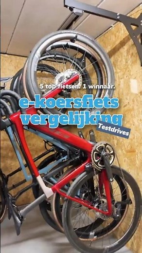 De allereerste e‑koersfiets‑vergelijking van 2026.