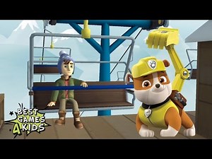 RUBBLE w/ SKYE in JAKE'S MOUNTAIN | PAW Patrol Rescue Run | Best Games 4 Kids By Nickelodeon