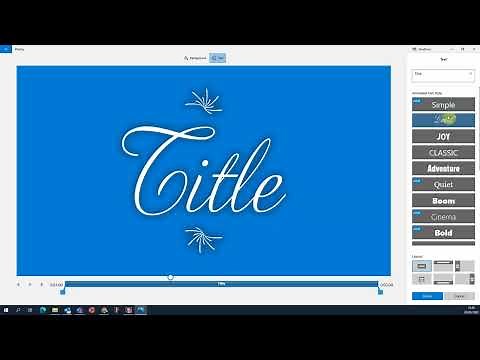 #673 Using Photos to create movies on Windows