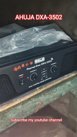 ahuja dxa 3502 amplifier best quality and best performance #dj #djamplifier #audiosystem