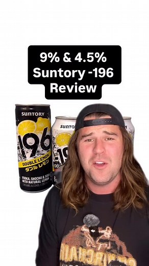 Suntory -196 Double Lemon 9% & 4.5% Review #russeats #suntory #minus196 | Russ Eats