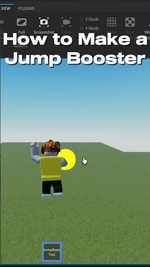 How to make a Jump Booster in Roblox Studio #gaming #roblox #robloxgamedesign #tutorial