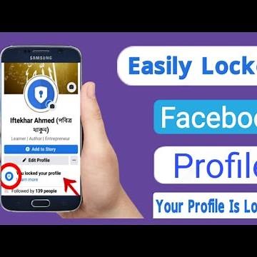 On ipad | How to Locked Facebook | Profie Facebook Profile is Locked