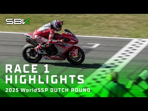HIGHLIGHTS from an EPIC #WorldSSP Race 1 🟩 | 2025 #DutchWorldSBK 🇳🇱