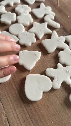Recette pâte autodurcissante maison et déco de Noël fait main
