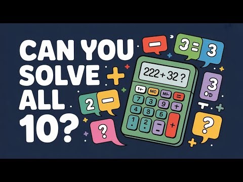10 Mind-Bending Math Power Questions | Can You Solve Them All? | Math Quiz Challenge