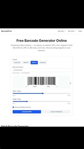 No app needed for Shopify barcodes