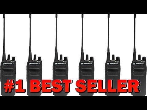 6 Pack of Motorola CP100D Analog UHF Two Way Radio 16 Channel - B09J1GLRRS