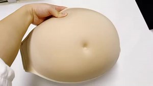 Factory Simulation Pregnancy Actor Props Crossdresser Women Artificial False Sponge Fake Belly Silicone Pregnant Belly