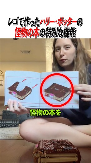 レゴで作ったハリー・ポッターの怪物の本の特別な機能