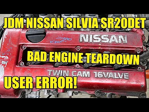JDM Nissan Silvia SR20DET BAD ENGINE TEARDOWN. What Killed The Most Popular 240sx Swap Engine?