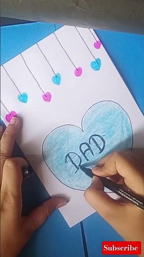 diy father's day card😨😱#shortsfeed #viralshort #fathersday #diy