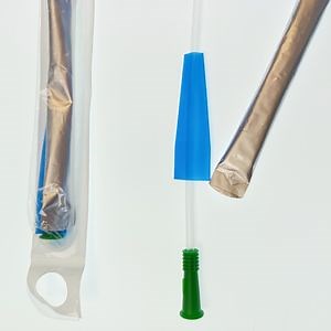 [Hot Item] Marker on Funnel Connector Indicating Direction of Angled Tip Intermittent Catheter