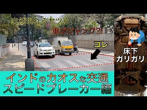 【インドの日常】信号なくてもアレならある！？〜スピードブレーカーをタイプ別に分類してみた〜