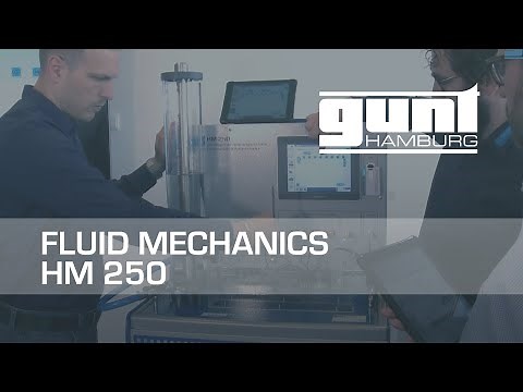 Fluid mechanics HM 250 from GUNT