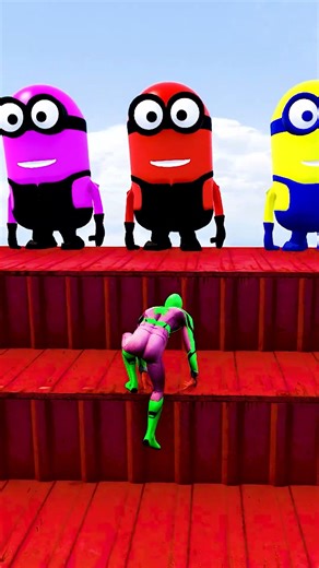 GTA 5 Epic Water Ragdolls | Spider-Man Jumps / Fails ep.16437 #shorts