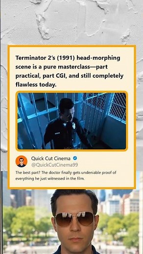 Terminator 2 1991 Head-Morphing Sequence A Perfect Blend of Practical Effects and CGI