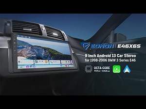 2025 EONON E46X6S Android 13 Car Stereo for BMW 3 Series E46 | CarPlay Android Auto | Flagship Unit