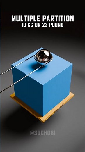 Wow 27000 Cubes Multiple Partition Satisfying Disintegration #satisfying #animation #blender #3dart