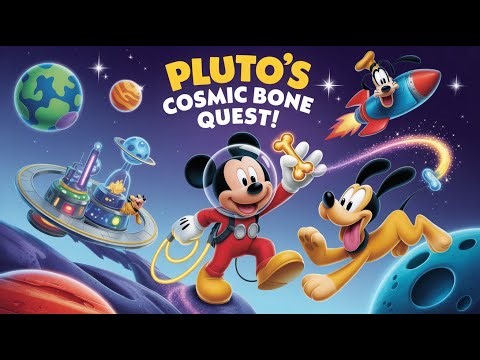 Pluto's Cosmic Bone Quest: Mickey's Galactic Clubhouse Rescue! 🐕🚀