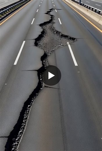 Severe Asphalt Failure on Multi-Lane Highway Exposes Underlying Layers | Qamar Hayat Lead Construction Manager Egis Group PMP®,RMP®,PgMP® CMQ ASQ posted on the topic | LinkedIn