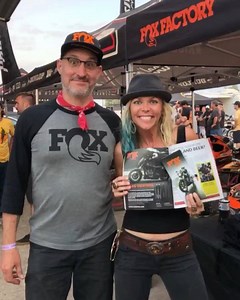 99K views · 1.5K reactions | So @fox surprised me with all this banners, ads and brochures... even a commercial on the Jumbotron at the @sturgisbuffalochip... holy moly! Thanks for the love guys... your shocks are pretty fantastic on my @harleydavidson #dyna too!! | Jessi Combs | Facebook