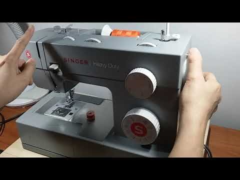 Singer Heavy Duty Sewing Machine 4432 #HowToThread #WindingTheBobbin #AutomaticNeedleThreading