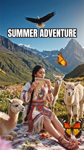 Leo Rojas • El Condor Pasa ☀️ Summer Adventures in the Andes #peru #andes #shorts